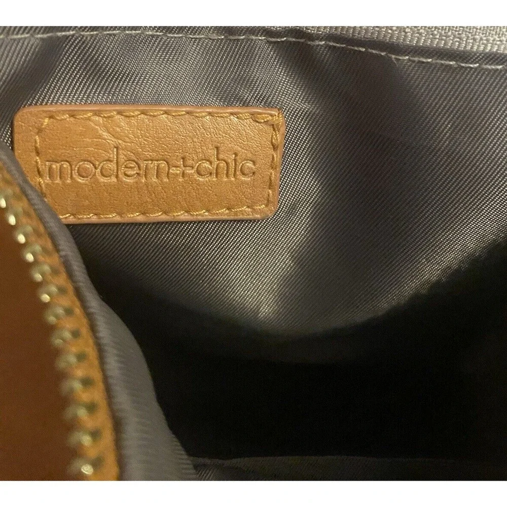 Modern & Chic Womens Vegan Leather Backpack/Bag Camel Color